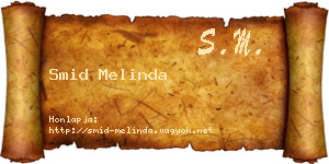 Smid Melinda névjegykártya